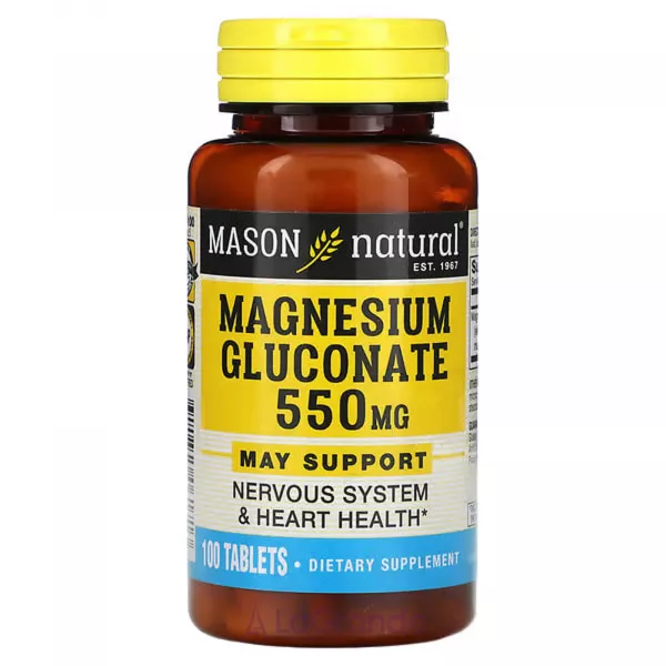 Mason Natural Magnesium Gluconate 550 mg ����������� ������� 