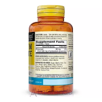 Mason Natural Potassium Gluconate 595 mg ĳ  