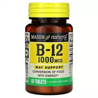 Mason Natural Vitamin B12 1000 mcg ĳ������ ������� "³���� �12", 1000 ��r