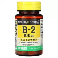 Mason Natural Vitamin B2 100 mg ĳ������ ������� "³���� �2", 100 ��