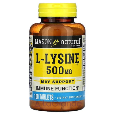 Mason Natural L-Lysine 500 mg      