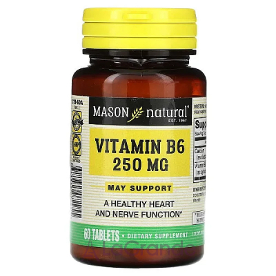Mason Natural Vitamin B6 250 mg ĳ  