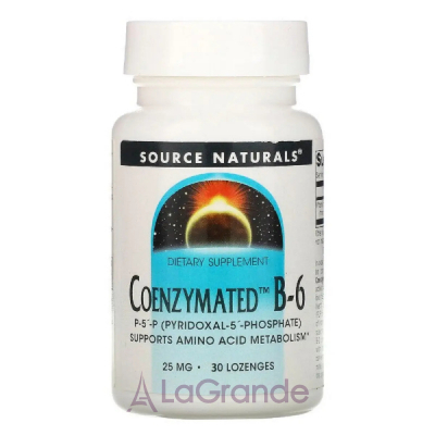 Source Naturals Coenzymated Vitamin B-6 25mg   