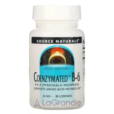 Source Naturals Coenzymated Vitamin B-6 25mg   