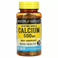 Mason Natural Oyster Shell Calcium 500 mg ����������� ������� "������� �� ������� ������", 500 ��
