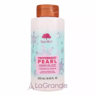 Tree Hut Peppermint Pearl Foaming Gel Wash       '   