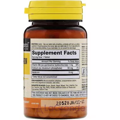 Mason Natural Melatonin 3 mg   