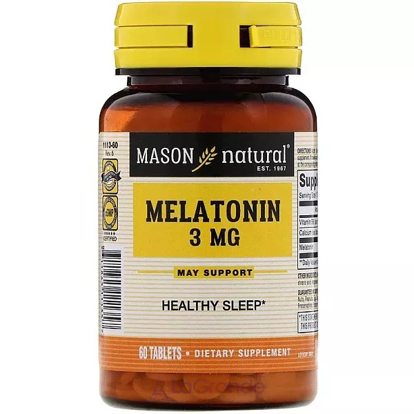 Mason Natural Melatonin 3 mg ����������� ������� 