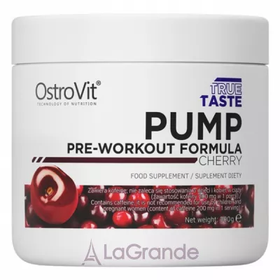 OstroVit PUMP Pre-Workout Formula Cherry   