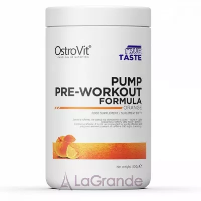 OstroVit Pump Pre-Workout range   