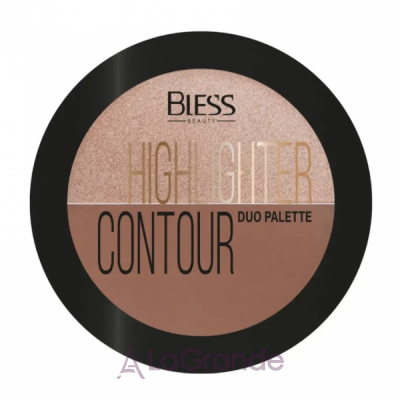 Bless Beauty Duo Palette Highlighter Contour    21     