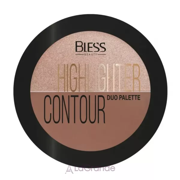 Bless Beauty Duo Palette Highlighter Contour ������� ��� ������� 2�1 ��������� � ������ ��� ����