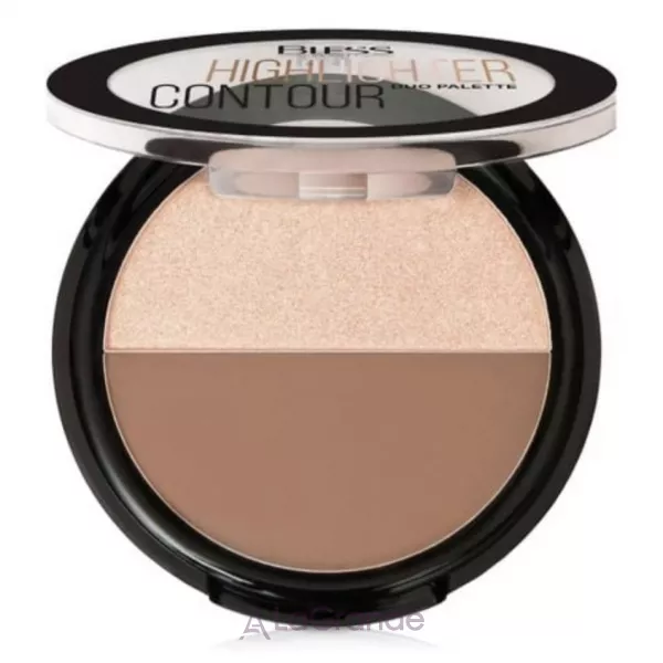 Bless Beauty Duo Palette Highlighter Contour ������� ��� ������� 2�1 ��������� � ������ ��� ����