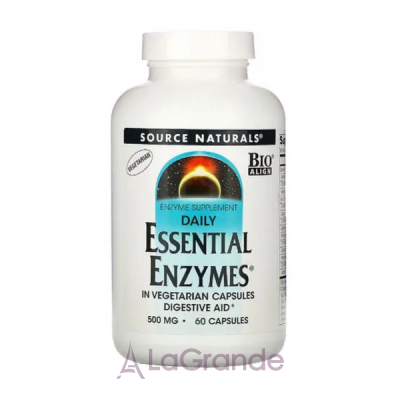 Source Naturals Essential Enzymes 500mg   