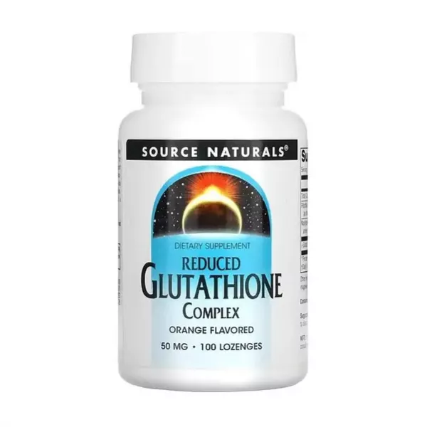 Source Naturals Reduced Glutathione Complex Orange Flavored 50mg �������� ���������������� ����������, �� ������ ���������