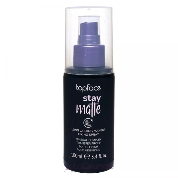 TopFace Stay Matte Fixing Spray ����� ��� �������� ������ � ����������� �������
