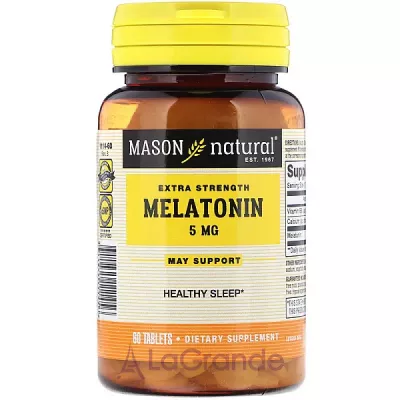 Mason Natural Melatonin 5 mg   