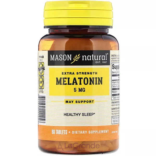 Mason Natural Melatonin 5 mg ����������� ������� 
