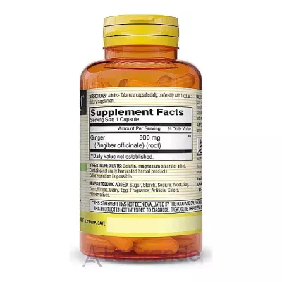 Mason Natural Ginger 500 mg ĳ  