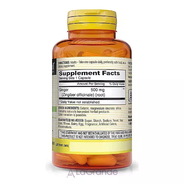 Mason Natural Ginger 500 mg ����������� ������� 