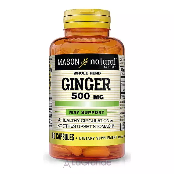 Mason Natural Ginger 500 mg ����������� ������� 