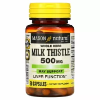 Mason Natural Milk Thistle 500 mg ĳ������ ������� ��� �������� ������� "����������", 500 ��
