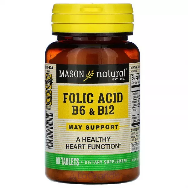 Mason Natural Folic Acid B-6 & B-12 ����������� ������� 