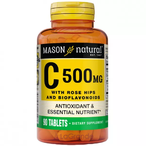 Mason Natural Vitamin C With Rose Hips and Bioflavonoids 500 mg ����������� ������� 