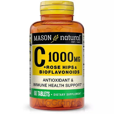 Mason Natural Vitamin C With Rose Hips and Bioflavonoids 1000 mg ĳ  