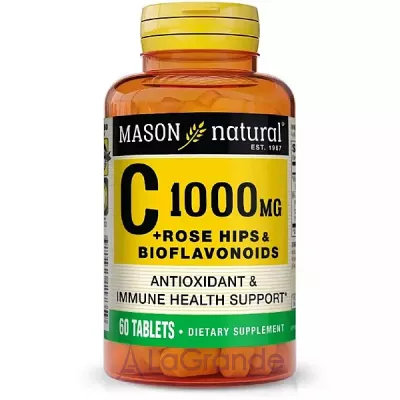 Mason Natural Vitamin C With Rose Hips and Bioflavonoids 1000 mg ĳ  