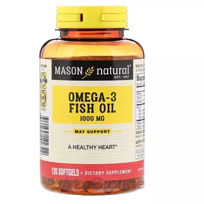 Mason Natural Omega-3 Fish Oil 1000 mg   