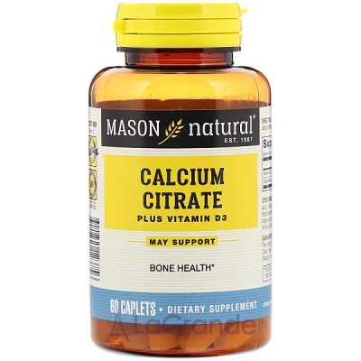 Mason Natural Calcium Citrate Plus Vitamin D3 ĳ    '  