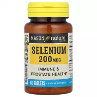Mason Natural Selenium 200 mcg ĳ������ ������� "�����", 200 ���