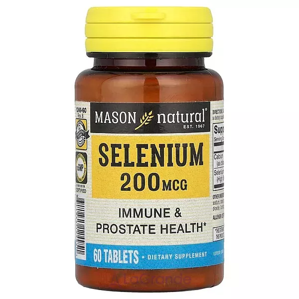 Mason Natural Selenium 200 mcg ����������� ������� 