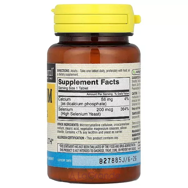 Mason Natural Selenium 200 mcg ����������� ������� 