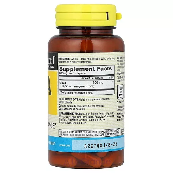 Mason Natural Maca 500 mg ����������� ������� 