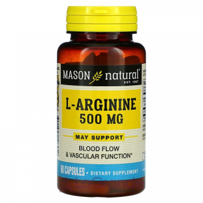 Mason Natural L-Arginine 500 mg ĳ  