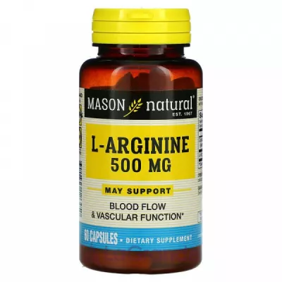 Mason Natural L-Arginine 500 mg ĳ  