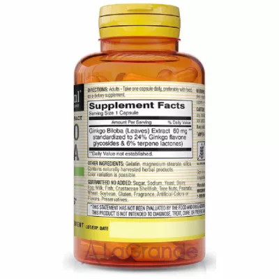 Mason Natural Ginkgo Biloba ĳ  