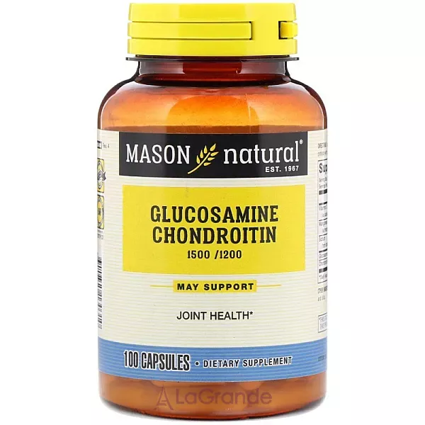 Mason Natural Glucosamine Chondroitin 1500 mg/1200 mg ����������� ������� ��� ��������� �������� �������� 