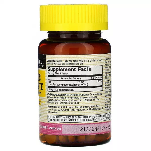 Mason Natural Ferrous Gluconate ĳ������ ������� 