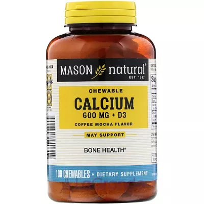 Mason Natural Chewable Calcium + D3 ĳ  