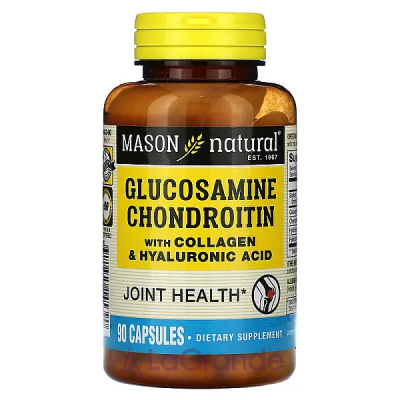 Mason Natural Glucosamine Chondroitin With Collagen & Hyaluronic Acid   
