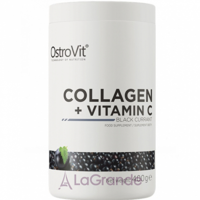 OstroVit Collagen + Vitamin C Blackcurrant     +   
