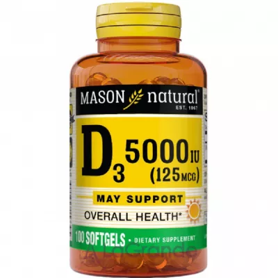 Mason Natural Vitamin D3 5000 IU ĳ  