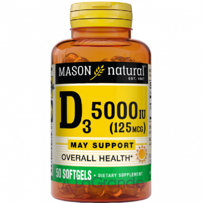 Mason Natural Vitamin D3 5000 IU ĳ  