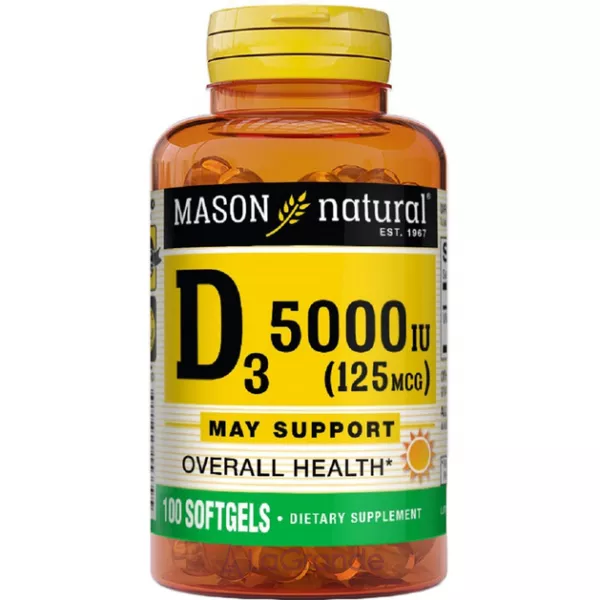 Mason Natural Vitamin D3 5000 IU ����������� ������� 