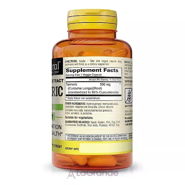 Mason Natural Turmeric 500 mg ����������� ������� 