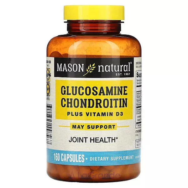 Mason Natural Glucosamine Chondroitin plus Vitamin D3 ĳ������ ������� ��� �������� ������'� ������� 