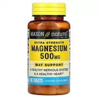 Mason Natural Magnesium Extra Strenght 500 mg ĳ������ ������� "������ �������� ���� 䳿", 500 ��